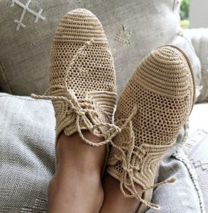 braided shoes