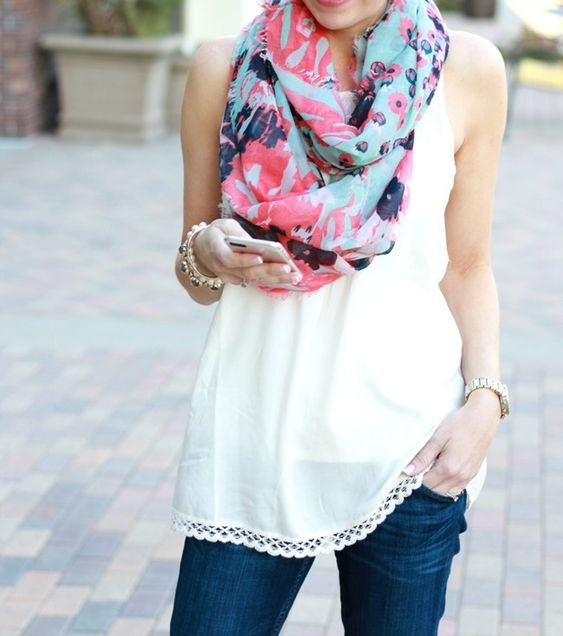 scarf outfit