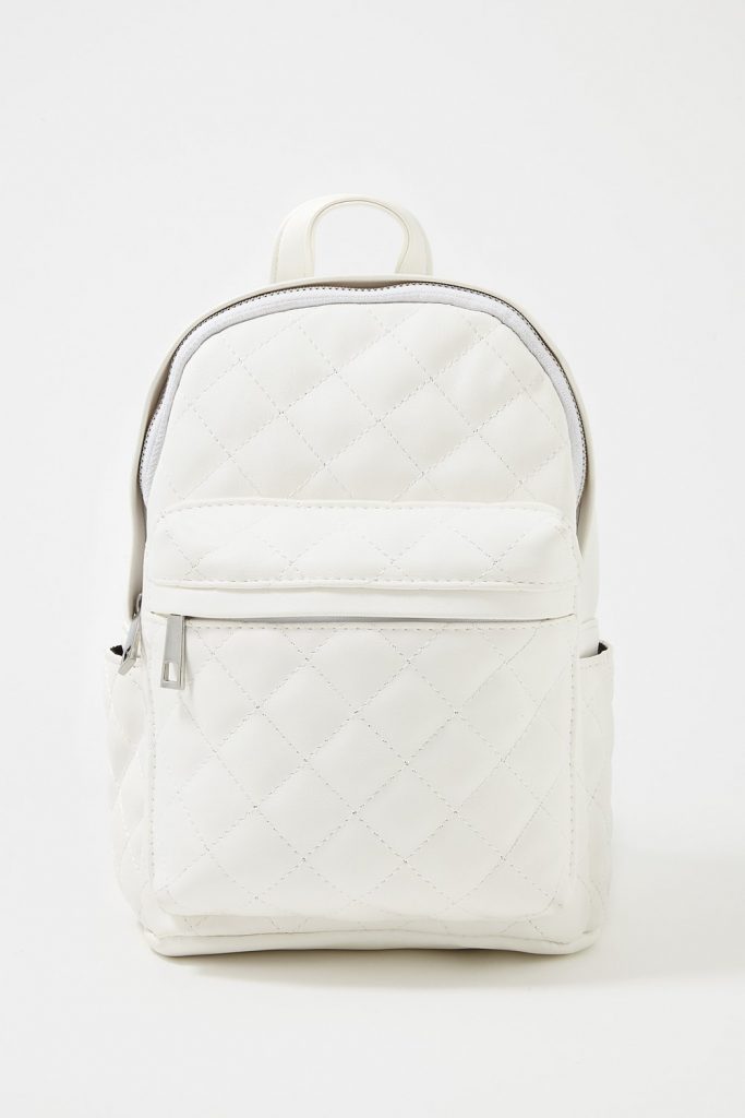 quilted mini backpack