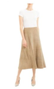 Saks Fifth Sude a-line skirt $955