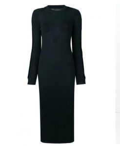 Versace ribbed dress $1.595