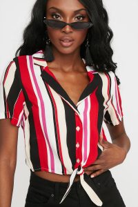 striped blouse