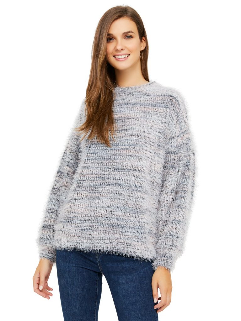 bubble knit sweater