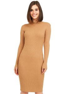 rib knit sweater dress
